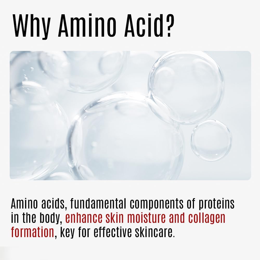 Leaders Mediu Amino Pore-Tight Facial Sheet Mask | Amino Acid Complex, Tea Tree Oil, Zinc PCA for Acne-Prone, Oily Skin, Minimizes Pores, Matte Finish (10 Sheets)