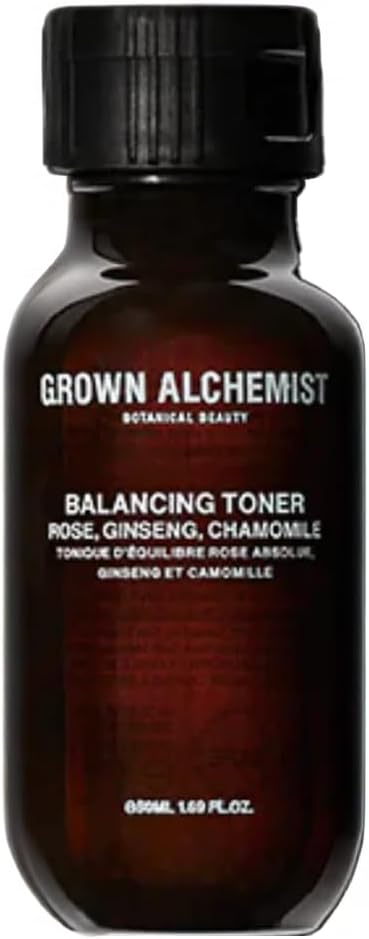 Grown Alchemist Balancing Toner, Alchohol-Free with Rose, Ginseng, Chamomile 50mL (Travel Size)