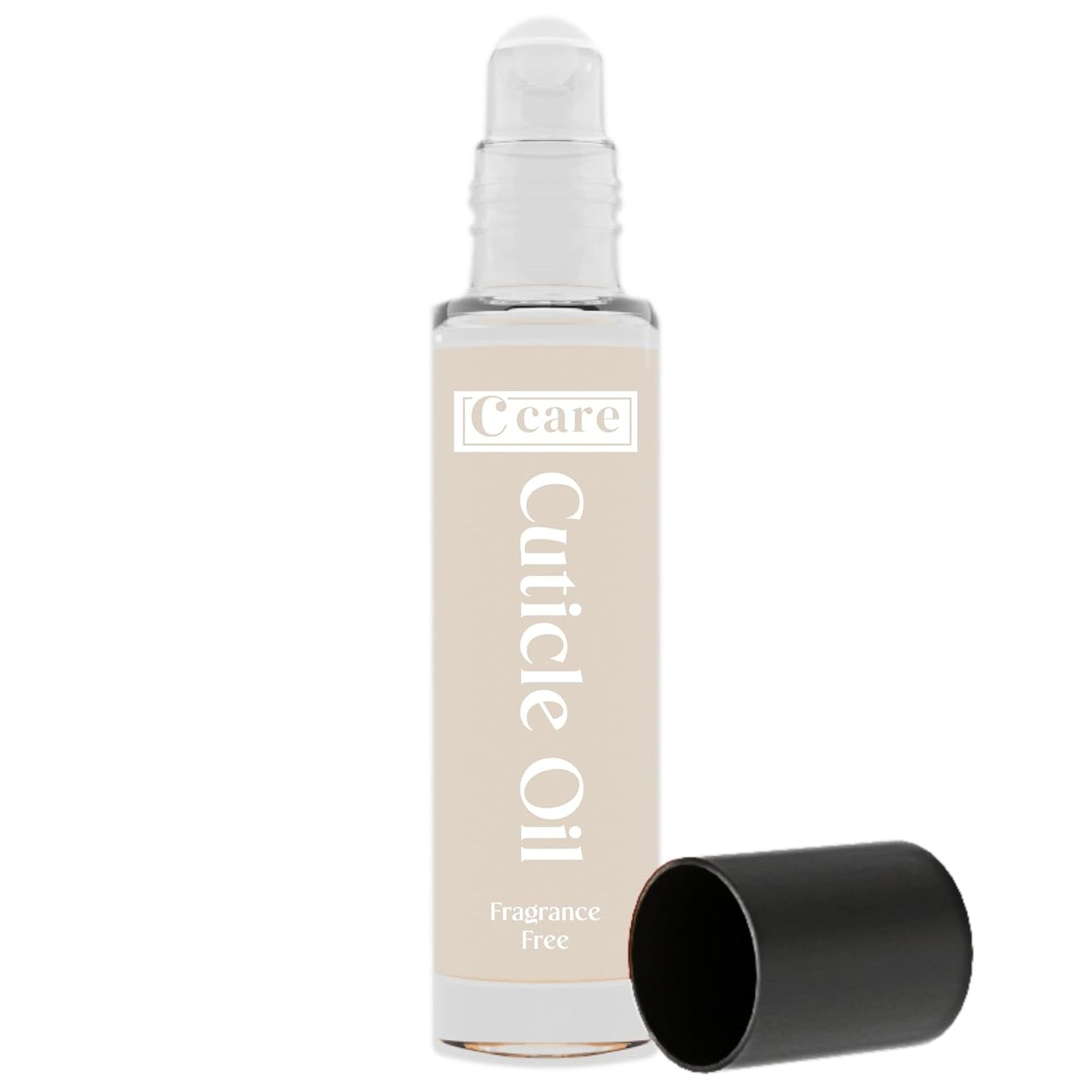 C CARE Fragrance Free Roll-On Cuticle Oil | Natural Revitalizing Hydrating Nail Oil | Repaires Cuticles Overnight | For Damaged Skin And Thin Nails | Paraben Cruelty Free Formula | 10ml