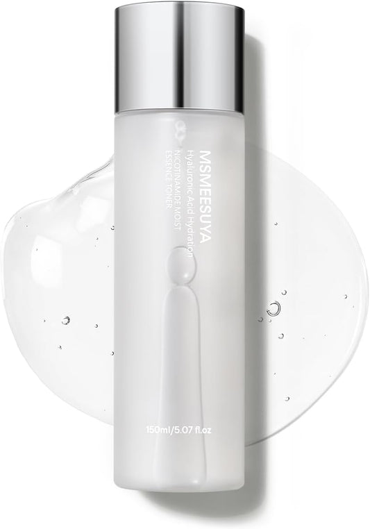 Nicotinamide Moist Essence Toner, with Nicotinamide, A Fresh and Delicate Feel, Moisturizing, Alcohol-Free, Suitable for All Skin Types, 150ml/5.07 fl oz