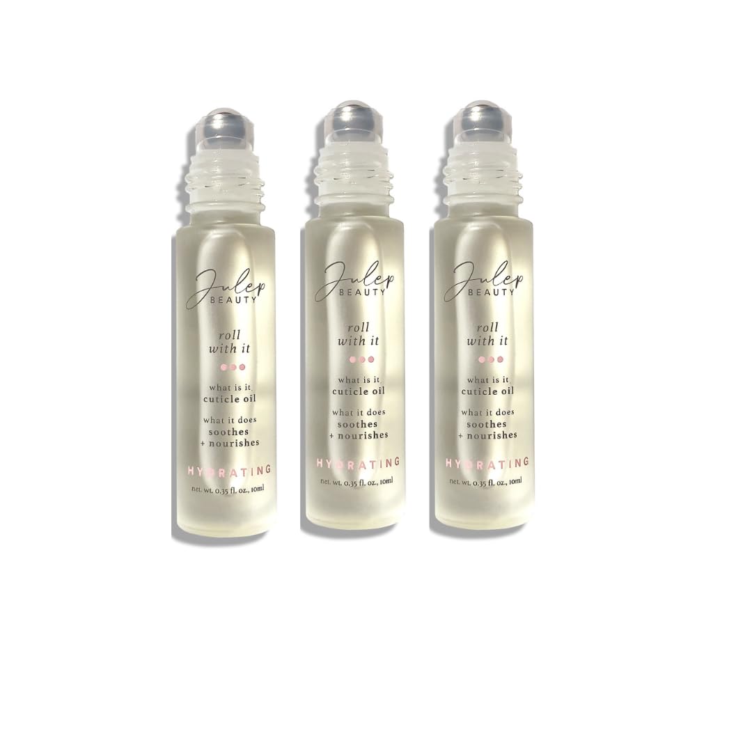 Julep Roll With It Cuticle Oil Trio – Nourishing Nail & Cuticle Care Set with Natural Oils for Hydration and Healthy-Looking Nails