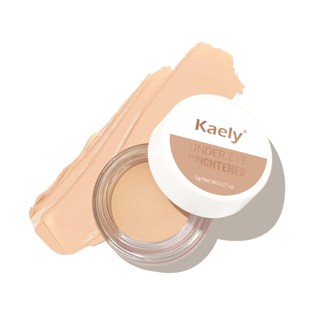 evpct under Eye Brightener, Nourishing Luminous under Eye Concealer Color Corrector for Dark Circles, Waterproof Naturactor Concealer Pot make up for face Eye Ring corrector de ojeras. 10# Natural