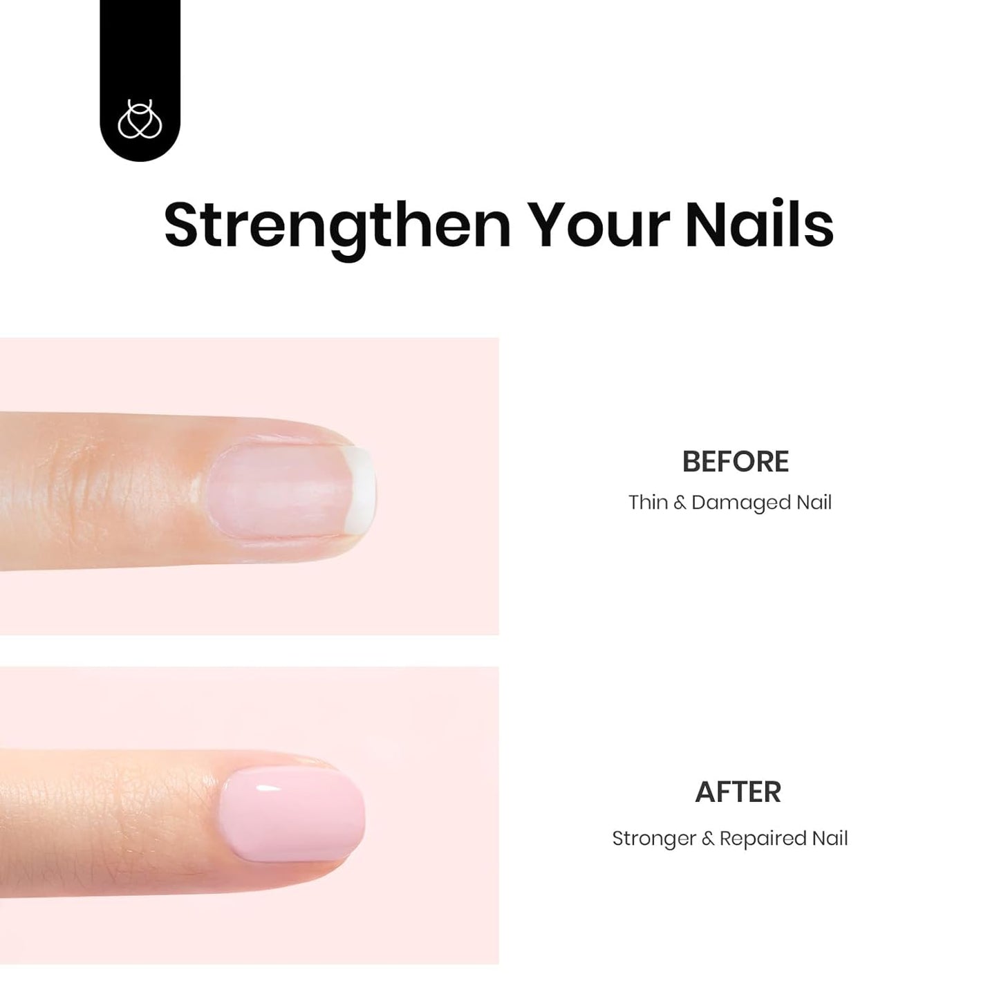 Beetles Pink Base Gel Nail Polish 1 Pcs 15ml: Nude Pink 3 in 1 Pastel Builder Jelly French Tip Base Color Gel Polish Strengthener Soak Off Nail Art