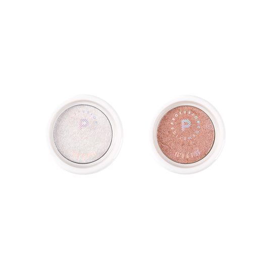 Profusion Cosmetics It's a Vibe Admit One Highlighter Duo, Long-Wearing Vegan Formula with Aura Shade, lluminating Powder, Cruelty-Free Makeup for Day to Night Glam