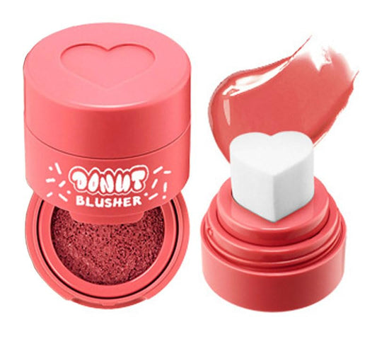 Stamp Liquid Blush Stamp Blush with Heart Shaped Applicator Natural Long Lasting Blush, Light and Airy Makeup for Women (4)