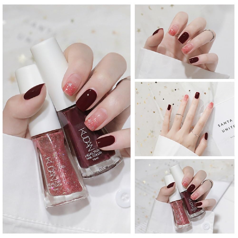 Nail Polish set - Nail Lacquer Quick Dry, Full Size, Vibrant, Colorful, Trendy, Glitter, Glossy, Metallic, Matte Nail Art Nail Shades (N7 Primrose color, 52g)