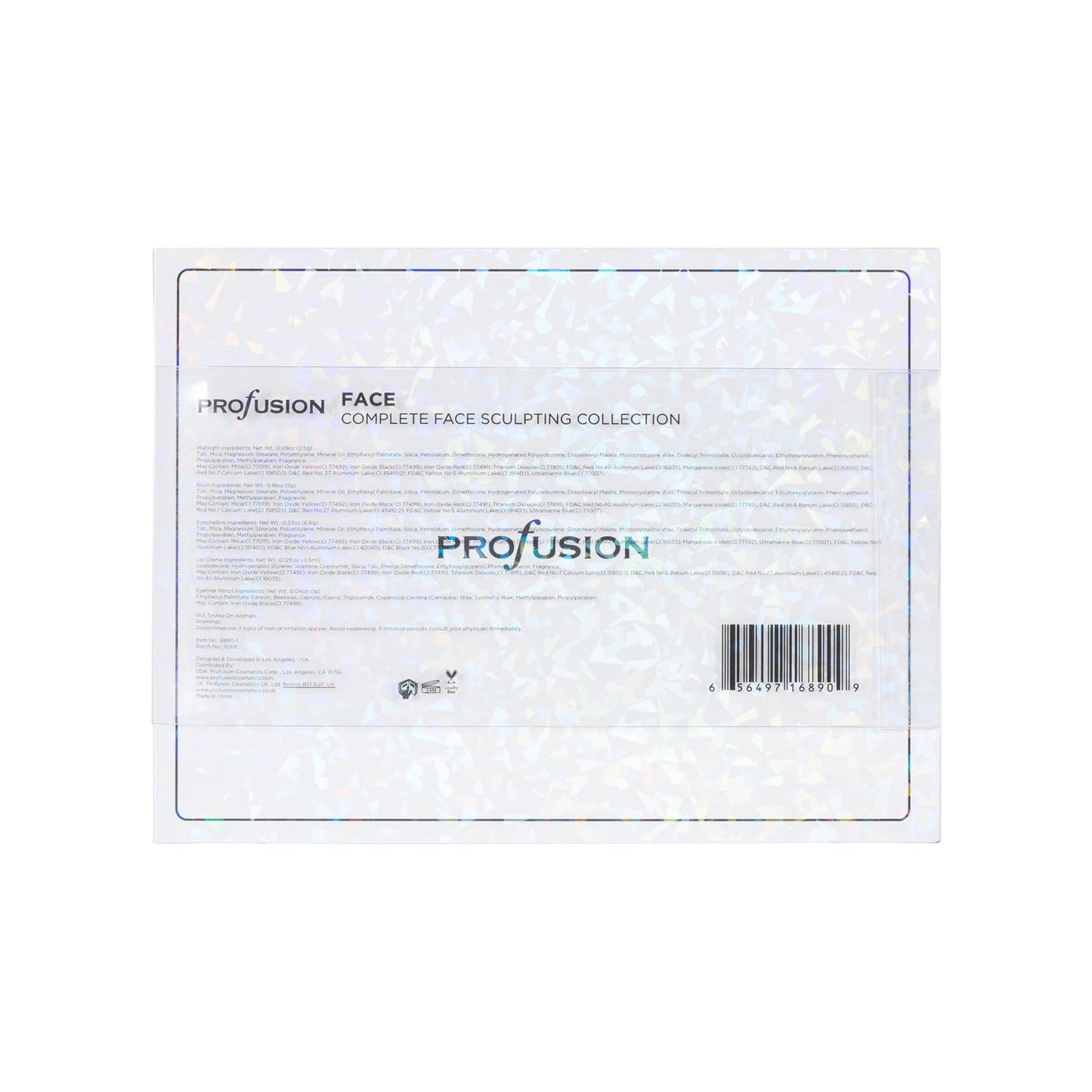 Profusion Cosmetics Complete Face Sculpting Collection for Festive Glam, Indulge in Luxury with Ultimate Makeup kit and Achieve Stunning Looks for Glamorous Holiday (Peach)