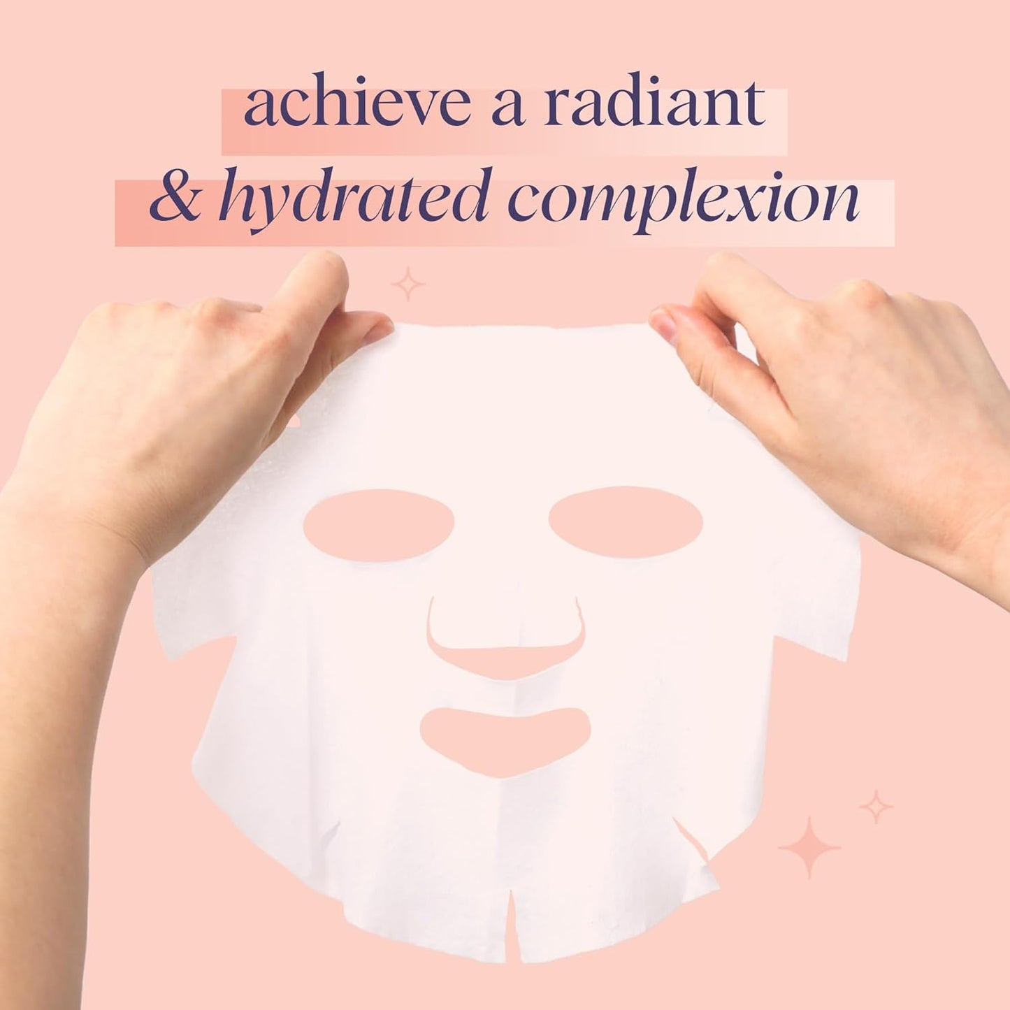 SpaLife Donut Let Me Go Duo Facial Masks - Pack of 6 - Skincare Gift Set for Valentine's Day - Radiant Caffeine and Soothing Vanilla - Beauty Moisture Hydration Face Mask for Men and Women