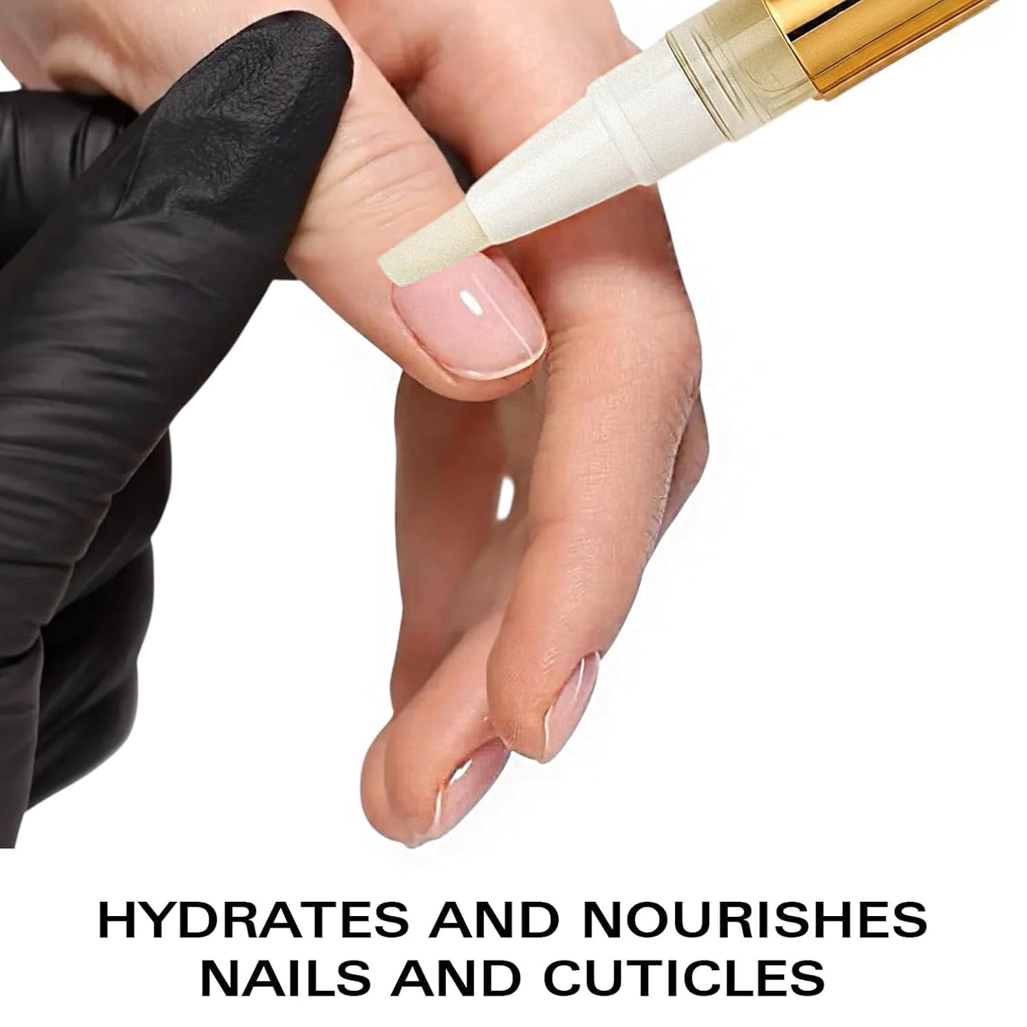 Nail Oil Cuticle Pen - Watermelon - Nail Strengthener & Growth Serum with Vitamin A, D, E, B5, Grapeseed & Natural Oils - Repair for Brittle, Peeling, Thin Nails - Twist Brush Pen