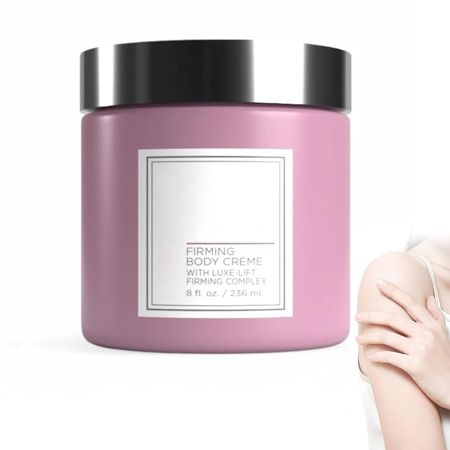 Champagne Lift Body Creme,lift firming body creme, with Luxe-Lift Firming Complex & Pink Pepperslim,Deep Hydration & Smoothing, Hydrates Dry Skin Arms & Legs (Rose)