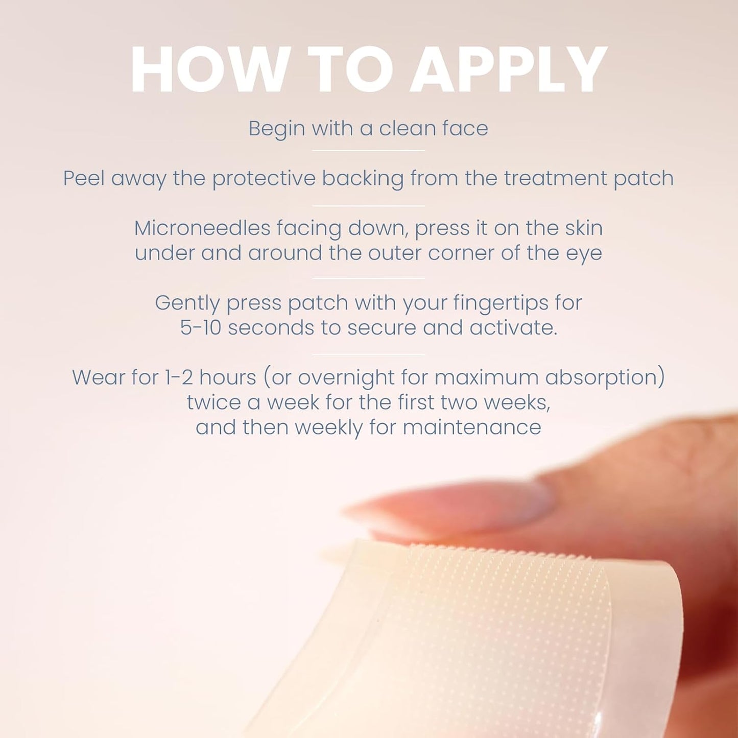 skyn ICELAND Dissolving Microneedle Under Eye Patches with 39% Hyaluronic Acid and Peptides, No Slip Overnight Eye Mask for Fine Lines, Wrinkles and Firming, Vegan, All Skin Types, 5 Pairs