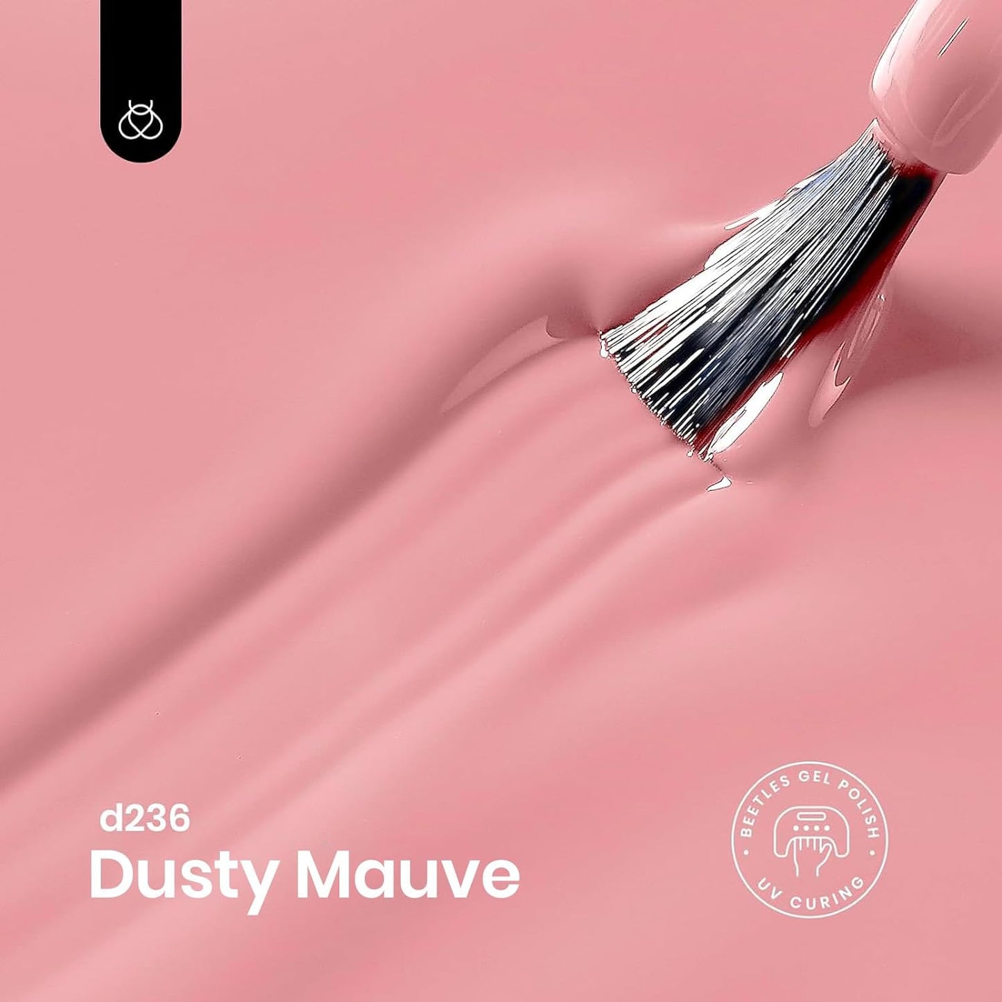 beetles 15ml Nude Pink Milky Gel Nail Polish Dusty Mauve Neutral Solid Color Soak Off LED UV Lamp DIY Decoration Manicure Fall Winter Nail Art Design Salon at Home Gift for Women