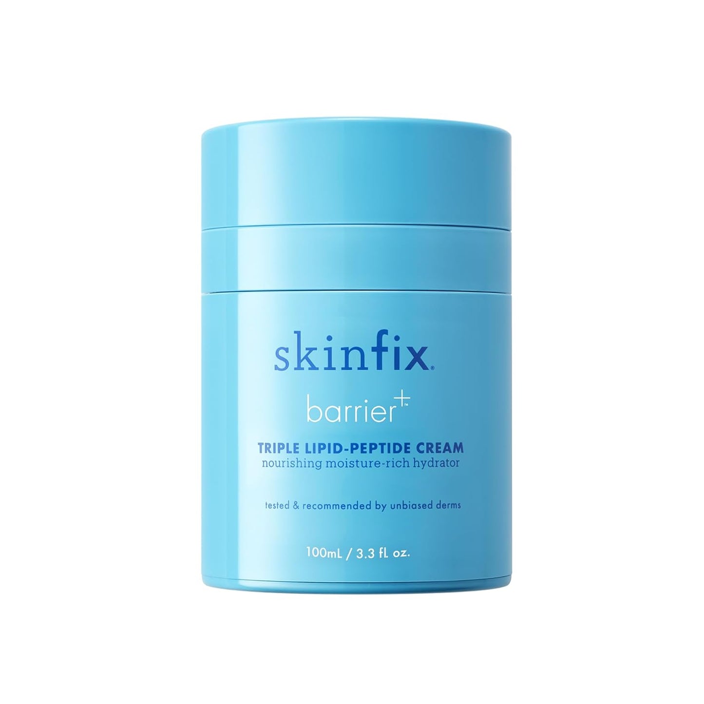 Skinfix Triple Lipid-Peptide Cream - 3.3 oz - Rich Face Moisturizer to Instantly Hydrate & Restore Dry, Sensitive Skin - Non-Comedogenic, Fragrance Free, Vegan, Cruelty Free