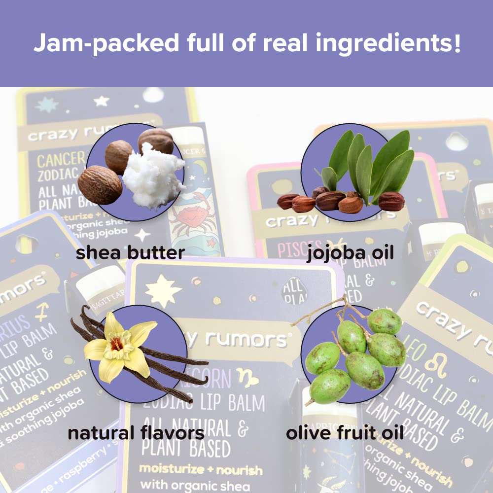 Crazy Rumors Lip balm Aquarius Zodiac