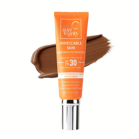 Suntegrity Impeccable Skin - Tinted Sunscreen, Broad Spectrum SPF 30 (Mocha)