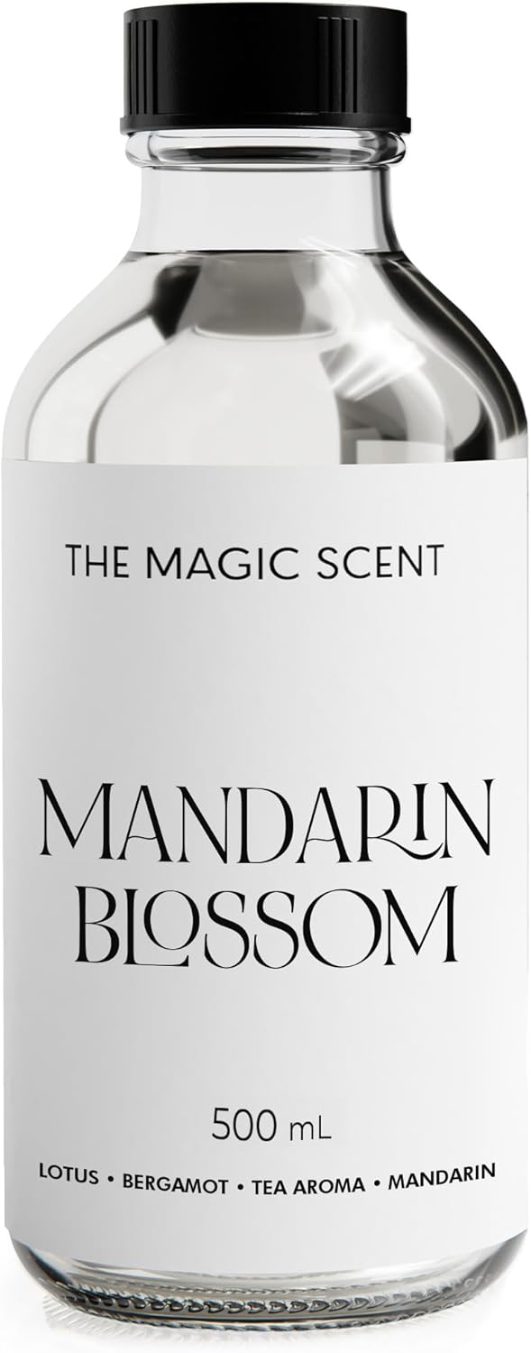 Mandarin Blossom Diffuser Oil - Hotel & Home Luxury Scents Inspired by St. Regis Hotel, Maldives - Diffuser Oil Scents for Home Designed for Use in All Diffusers - 16.9 fl oz, 500 mL
