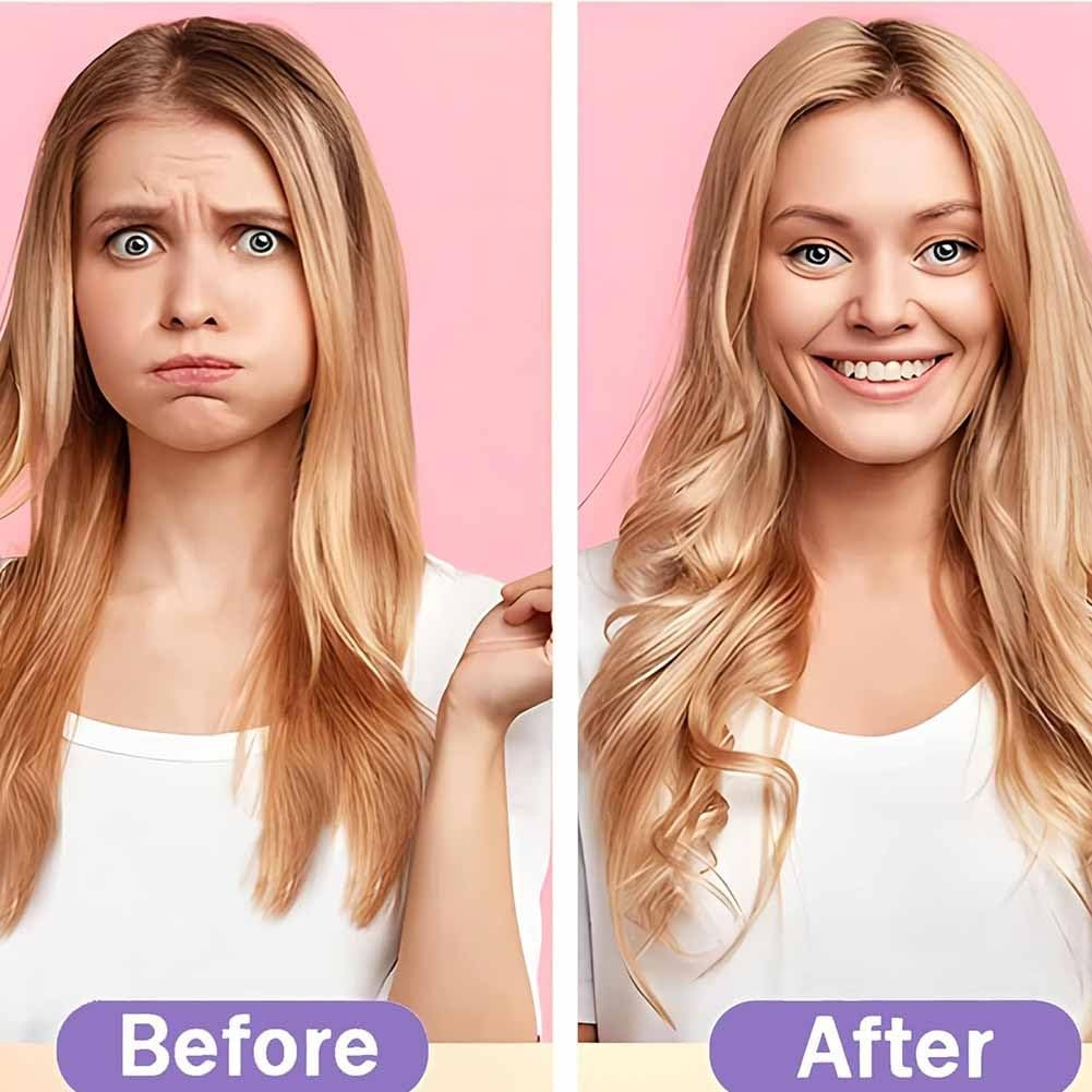 Heatless Hair Curling Set Magic No Heat Spiral Hair Curls Portable DIY Rollers Styling Kit Durable Beauty Makeup(30pcs*19.7in)