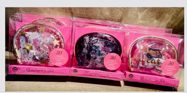 Glam Cosmetic Accessory Kit - 50 items (Star)