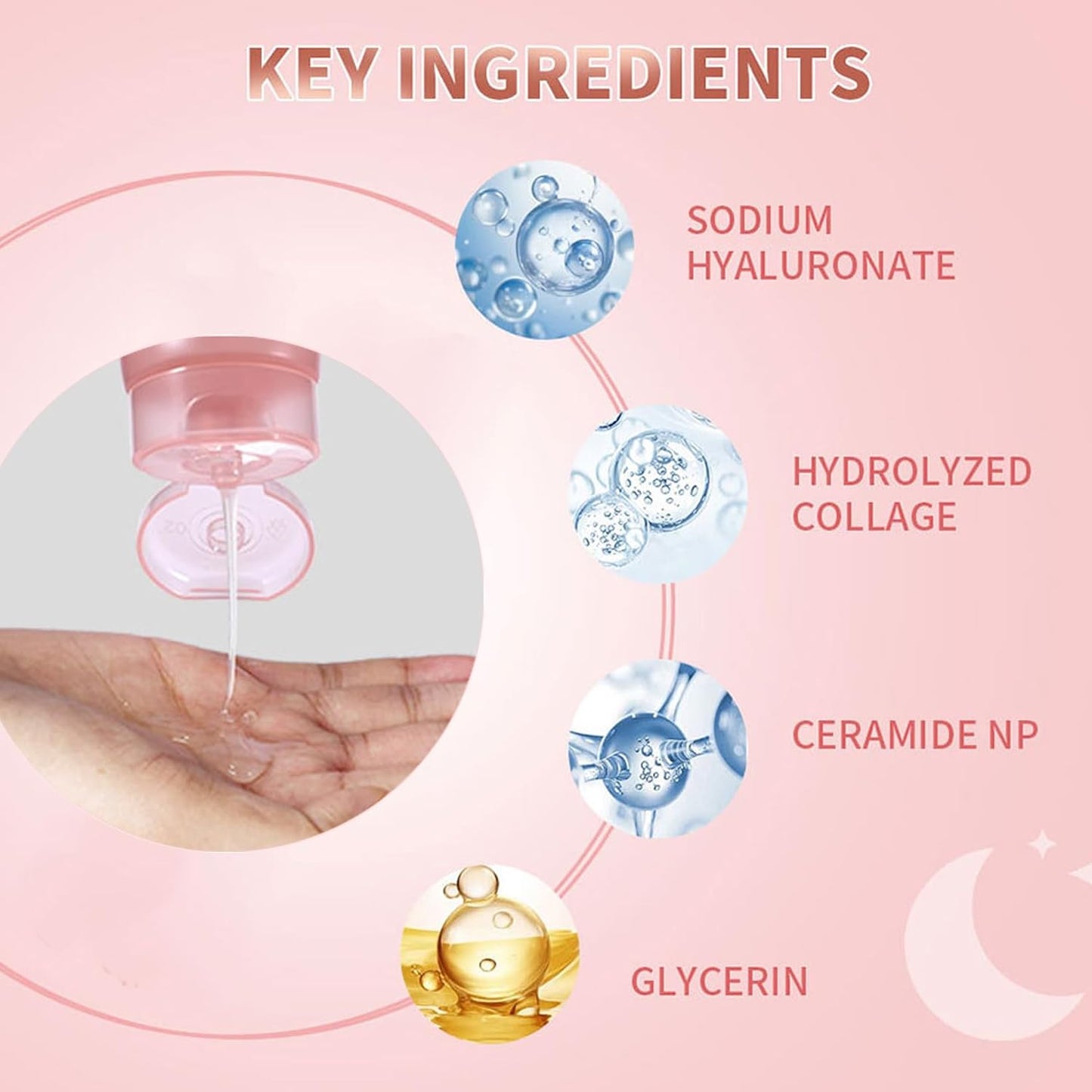 Collagen Night Wrapping Mask,Overnight Collagen Wrapping Mask,Collagen Peel Off Face Mask,Elasticity and Hydration Care,2.53 fl.oz(Brush Included)