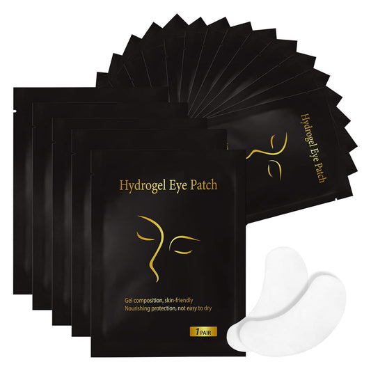 Vaincre 120 Pairs Hydrogel Eye Patches, Gel Eye Pads Lash Extensions, Under Eye Patches, Lint Free Eyelash Pads, Lash Lift Pads for Lash Extension Supplies, Beauty Eyelash Extension Tools