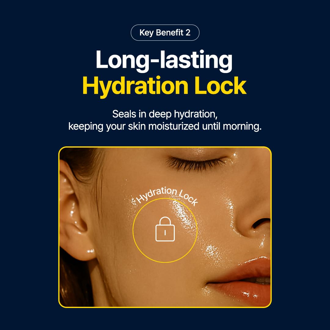 Luminous Ceramide Sleeping Pack – Overnight Recovery Cream with 3,000ppm Ceramide, Cica Complex to Calm Irritation & Redness, and Long-Lasting Hydration for Sensitive Skin, 80ml / 2.70 fl.oz