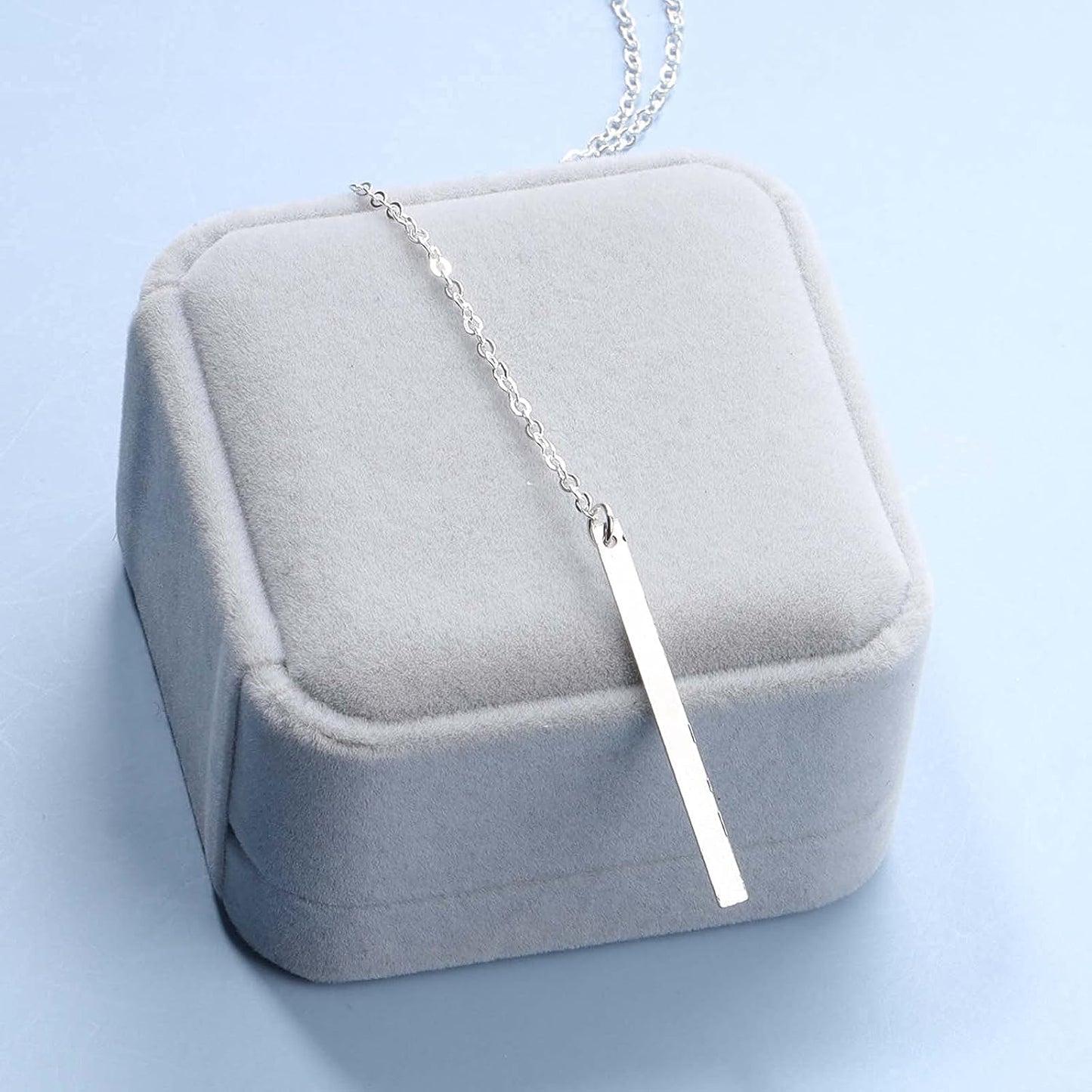 Boho Long Bar Necklace Choker Y Lariat Necklace Chain Minimalist Drop Necklace Jewelry for Women and Girls