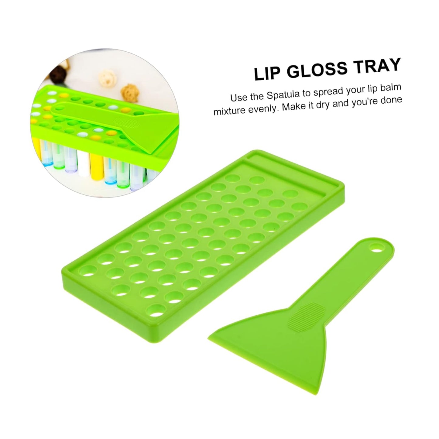 50 Lipstick Filling Mold lip balm pour kit lip balm tube tray lipstick Tray lip tubes stand tray lip balm container tray lip balm tube filling tray kit plastic small