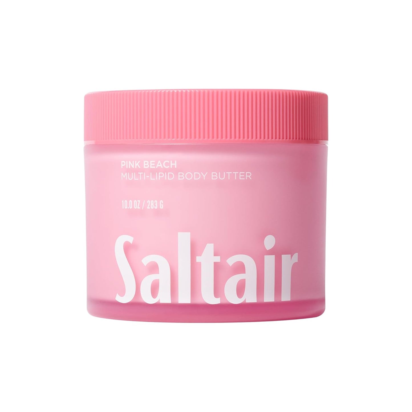Saltair Multi-Lipid Body Butter - Rich, Nourishing Pink Beach Hydrating Body Cream with Ceramide Complex, Coconut Oil, Shea Butter, and Sea Buckthorn. Deep Moisturizing Dry Skin Care. 10oz Jar