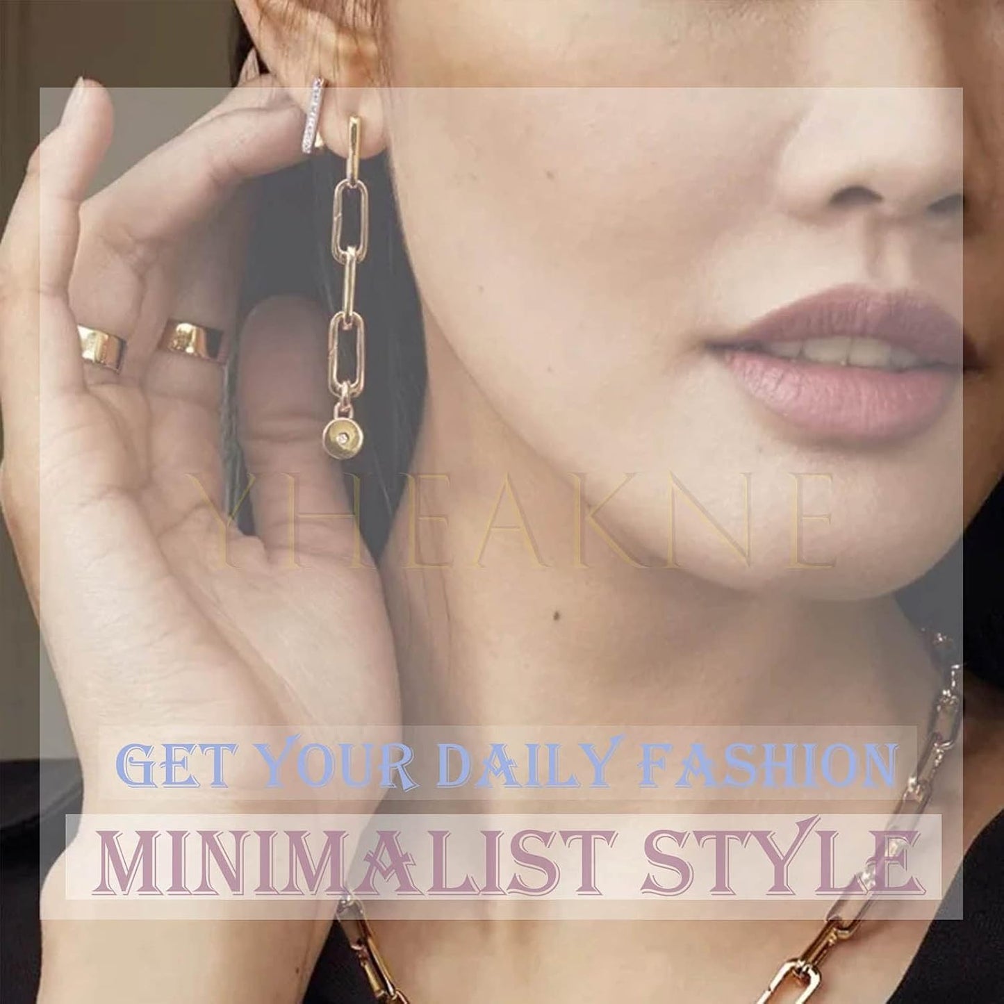 Boho Chain Tassel Earrings Gold Long Drop Dangle Earrings Dangle Chain Earrings Vintage Long Earrings Punk Earrings Jewelry for Women and Girls