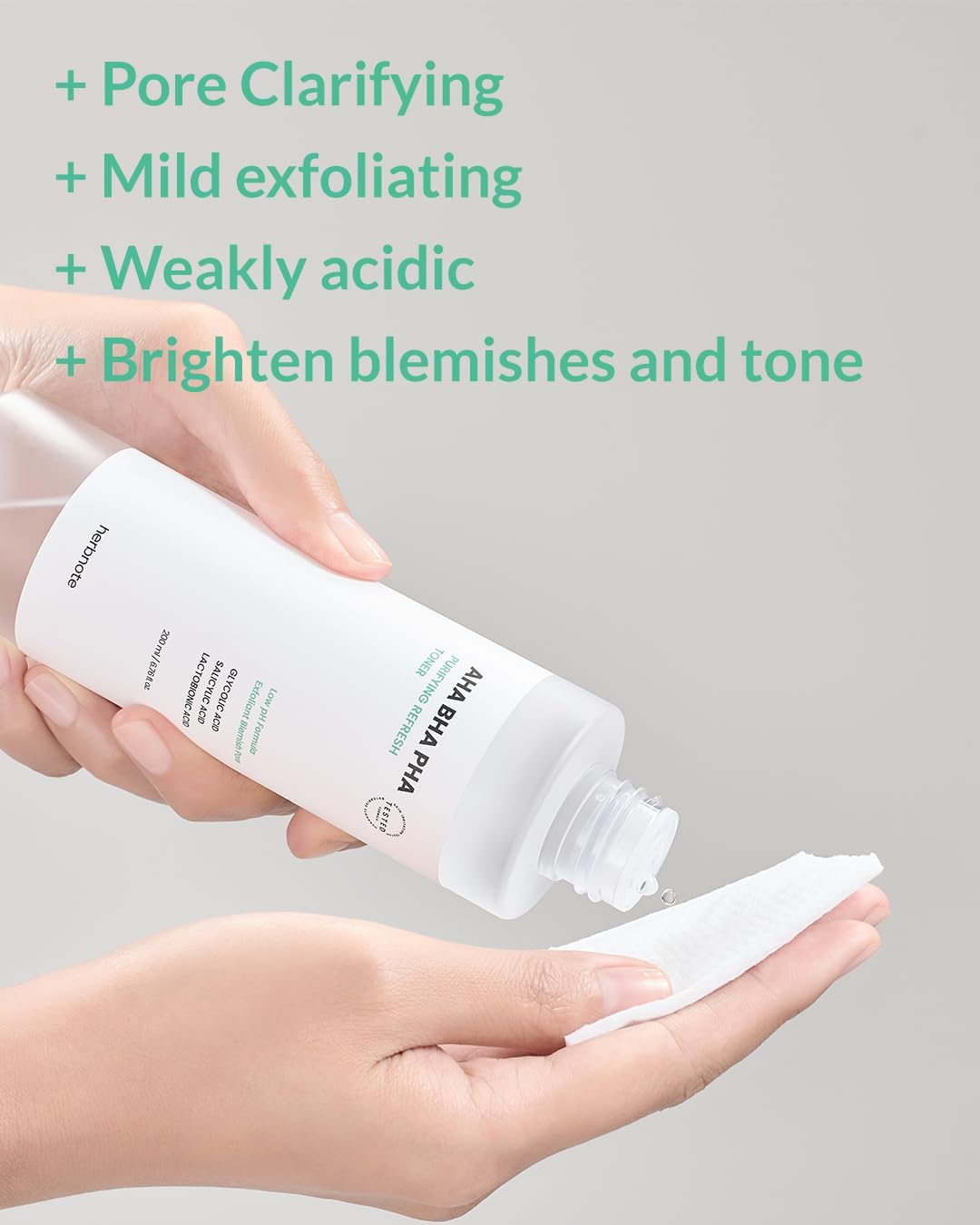 AHA BHA PHA Purifying Refresh Toner - Skin Trouble Eraser, Immediate Exfoliation & Sebum Removal - Contains Niacinamide for Breakouts - Removes Blocked Sebum & Dead Skin Cells, 6.76 f l. oz