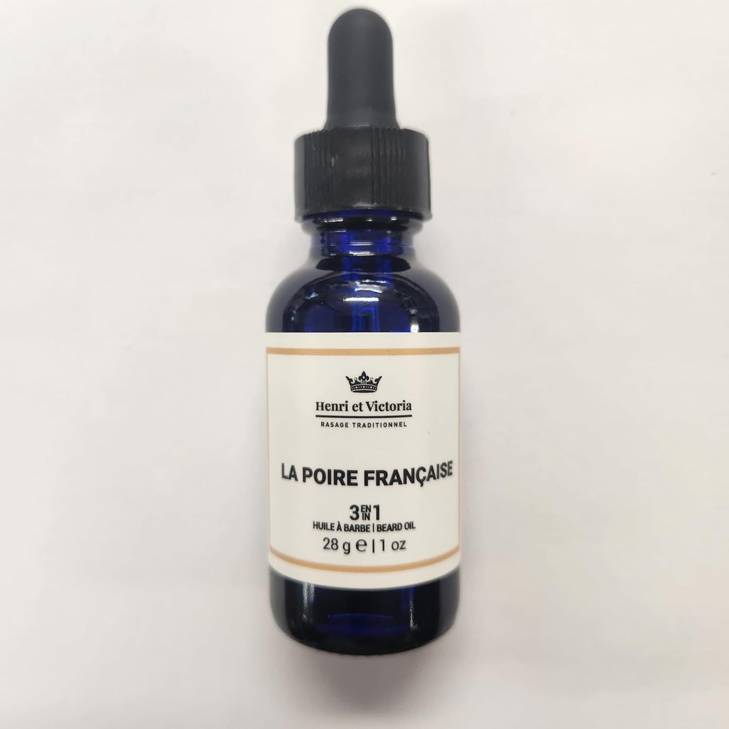 Beard Oil La Poire Française Fragrance | Canadian Made by Skilled Artisan | Moisturizing, Non-Greasy, Natural Ingredients