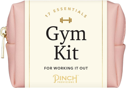 Pinch Provisions Gym Kit, includes 15 Personal Care Essentials for Wellness & Beauty, Perfect for Gifts, Gym Bags, Duffle Bags & Lockers (Blush)