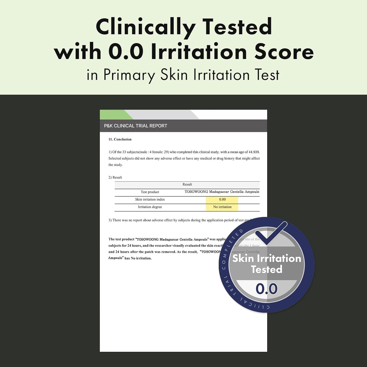 Madagascar Centella 86% Ampoule with 860,048ppm Centella Asiatica, Soothing, Calming, Facial Serum for face, for All Skin Types, Korean Skin Care, 100ml, 3.38 fl.oz.