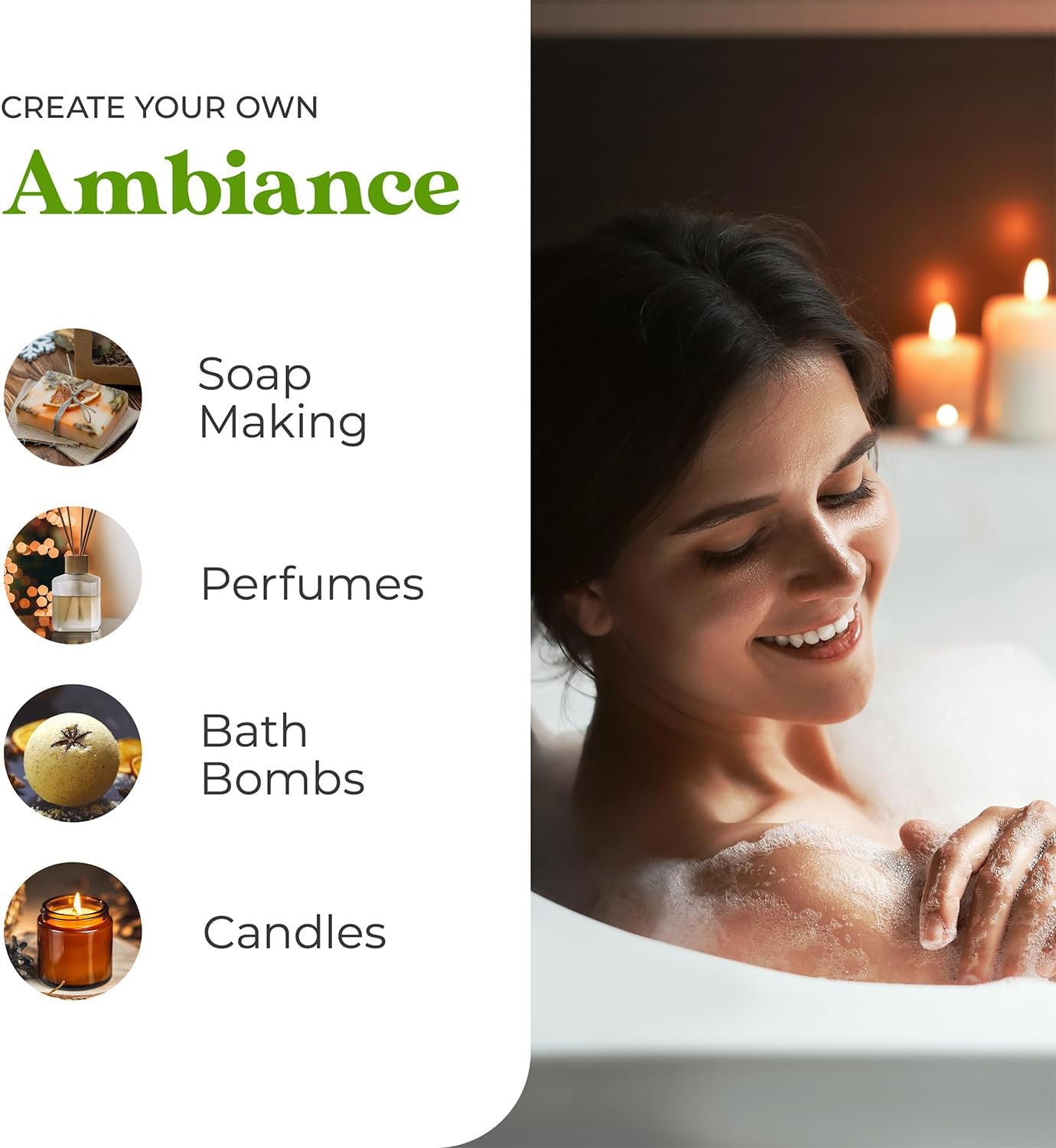 Sun Essential Oils - Peppermint Essential Oil (4 oz) with Dropper for Diffuser, Humidifier, Skin & Aromatherapy Body Massage, Candle & Soap Making for Home