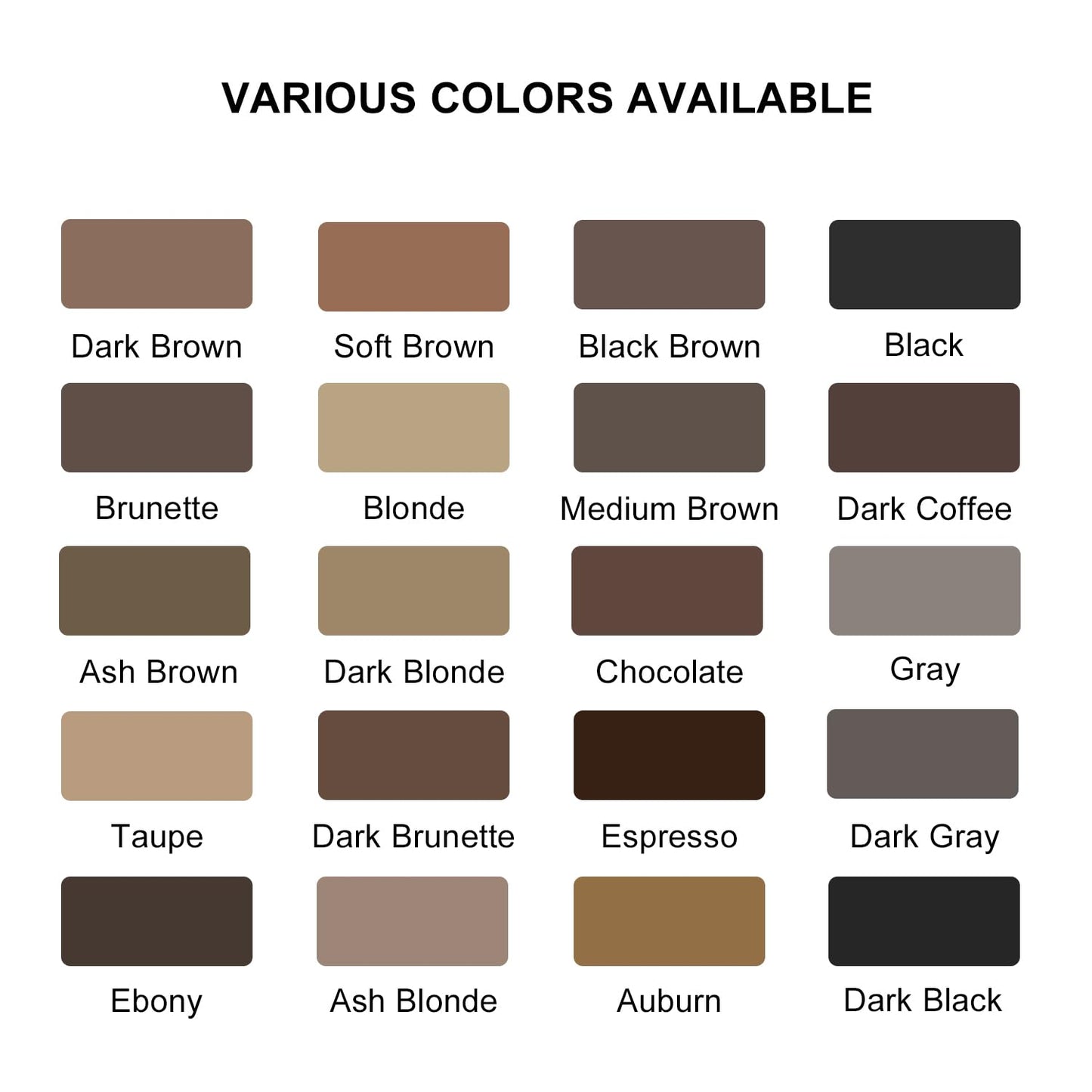 LAVONE Eyebrow Stamp Pencil Kit for Eyebrows Makeup, with Waterproof Eyebrow Pencil, Eyeliner, Eyebrow Pomade, and Dual-ended Eyebrow Brush - Dark Brunette