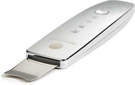 Derma Pro Lab Premium Skin Cleansing Scrubber - Advanced Skin Care Tool - LED 4 in 1 Blackhead and Blemish Remover - Dermatologically Tested