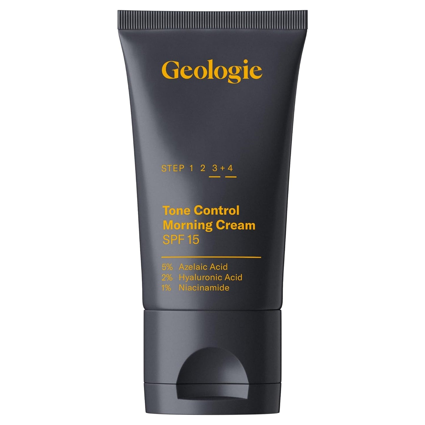 Geologie Tone Control Face Cream with SPF 15 | Brightening Moisturizer with Niacinamide, Hyaluronic Acid & Azelaic Acid | Reduces Redness & Controls Oil | For Men & Women