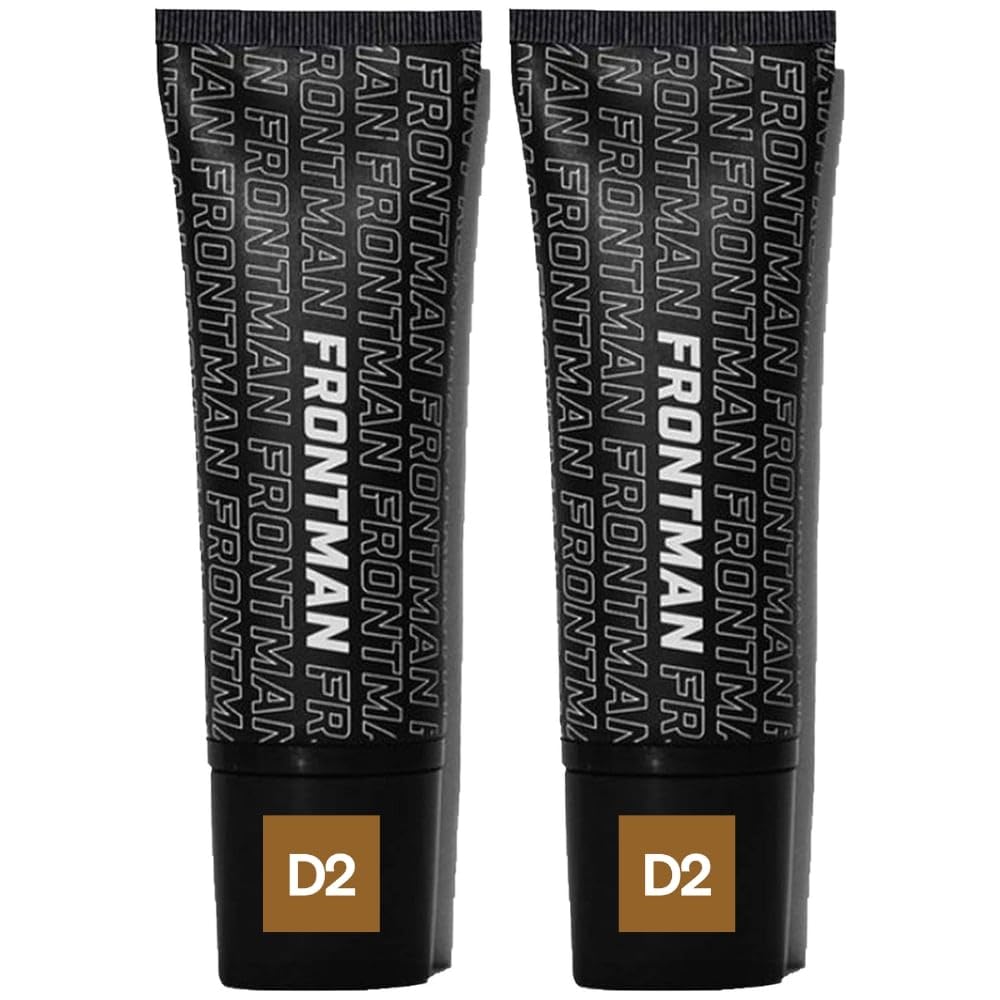 FRONTMAN Fade, Men's Acne Concealer With Salicylic Acid For Acne | For Blemishes & Dark Circles | Natural Coverage, Non-Greasy Formula, Oil-Free, Fragrance-Free | Perfect for All Skin Types | Men’s Concealer D2 Dark Shade