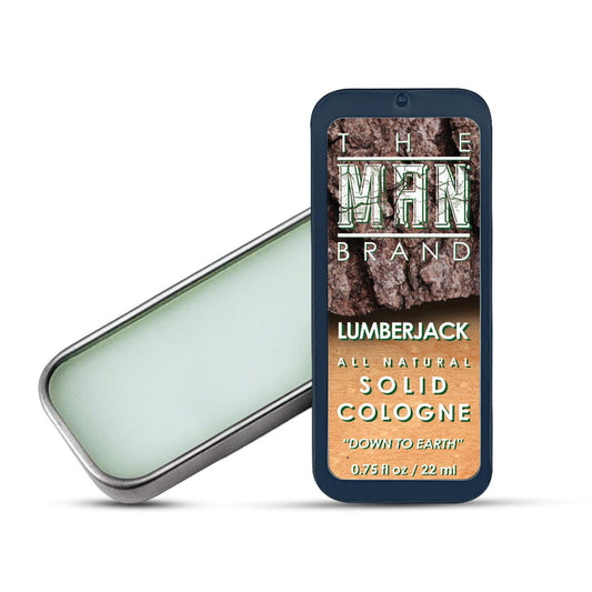 Lumberjack Solid Cologne - Natural Men's Cologne - Men's fragrance Wax Cologne, Lumberjack Travel Size Wax Cologne for men - Solid Cologne Men's Lumberjack Scent (3/4 oz (Pack of 1), Lumberjack)