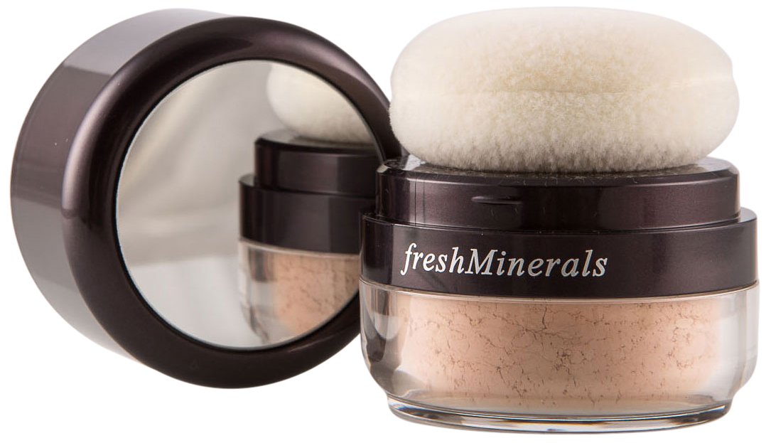Powder Foundation, with Puff, Fresh Look, 6 Gram