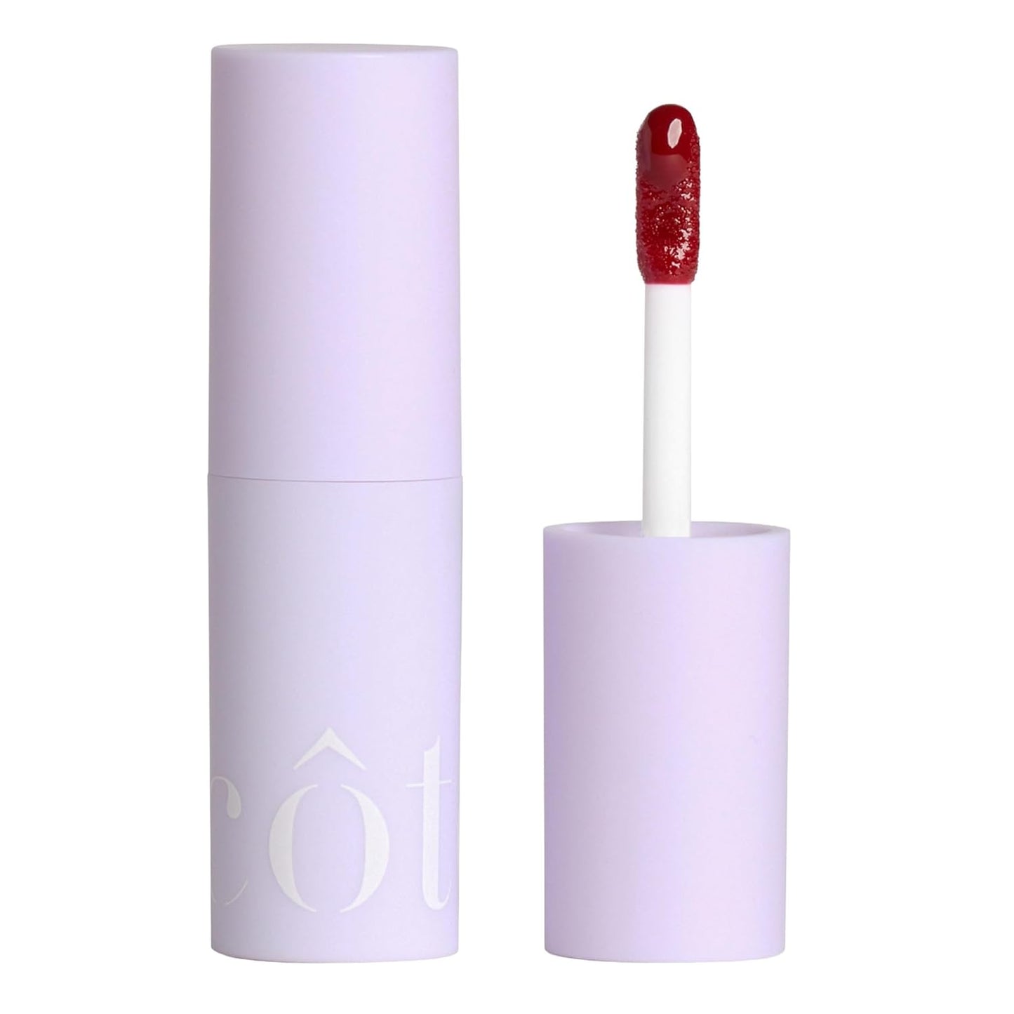 Côte Beauty's Tempted Peptide Lip Shine, Ultra Hydrating & Long-Lasting Warm Berry Plumping Lip Gloss for Women with Hyaluronic Acid, Shea Butter & Jojoba Oil, Vegan & Cruelty-Free, 0.12 Fl Oz