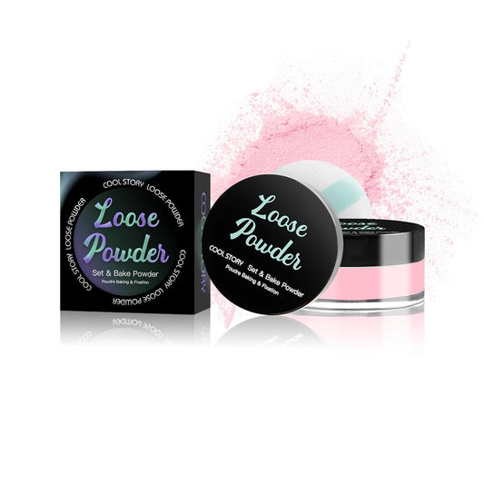 Loose Setting Powder, Bake Makeup Powder Full Coverage Matte Finish (Cakea, 6g/O.21oz)