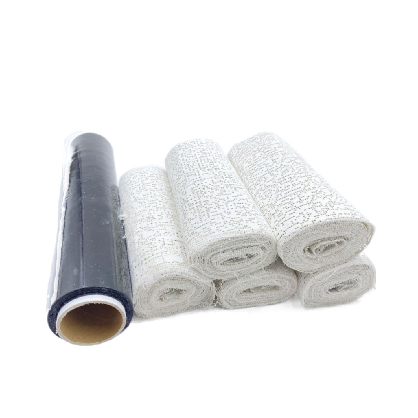 Body Slimming Plastic Osmotic Wraps(1 Roll) & Yeso Wraps(5 Rolls)- Stomach Slimming Wraps Body Wraps for Body Shaping &Sweater Enhancer