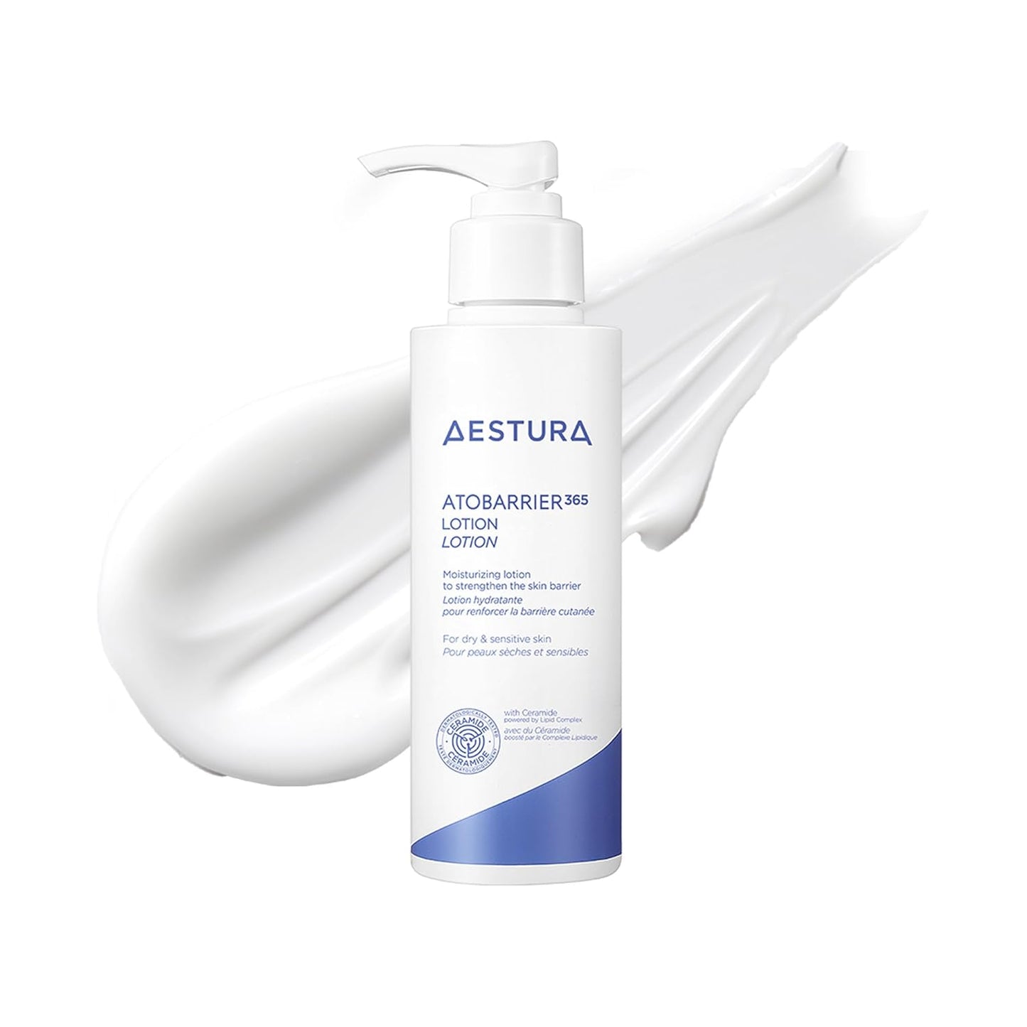 AESTURA ATOBARRIER365 Lightweight Korean Face Moisturizer with Ceramides | Strengthens Barrier, Fast-Absorbing Hydration, Suitable for Dry, Normal & Sensitive Skin, 90ML / 3.04 fl. Oz.