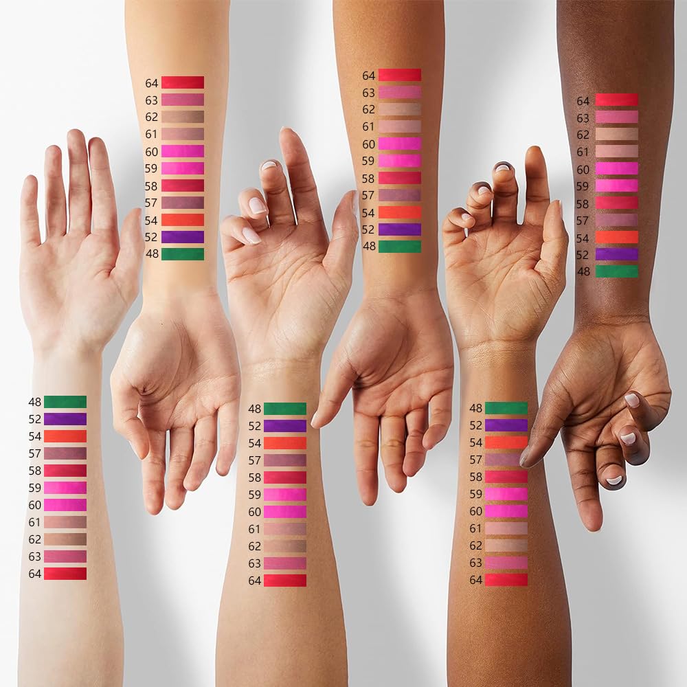 evpct 1Pcs Forest Green Matte Lip Liner & Liquid Lipstick Stain Makeup Set for Women, Green Lip Liner Stain Long Lasting Waterproof Smudge Proof, Cruelty Free Lip Stick Makeup 24 hours originales, 48