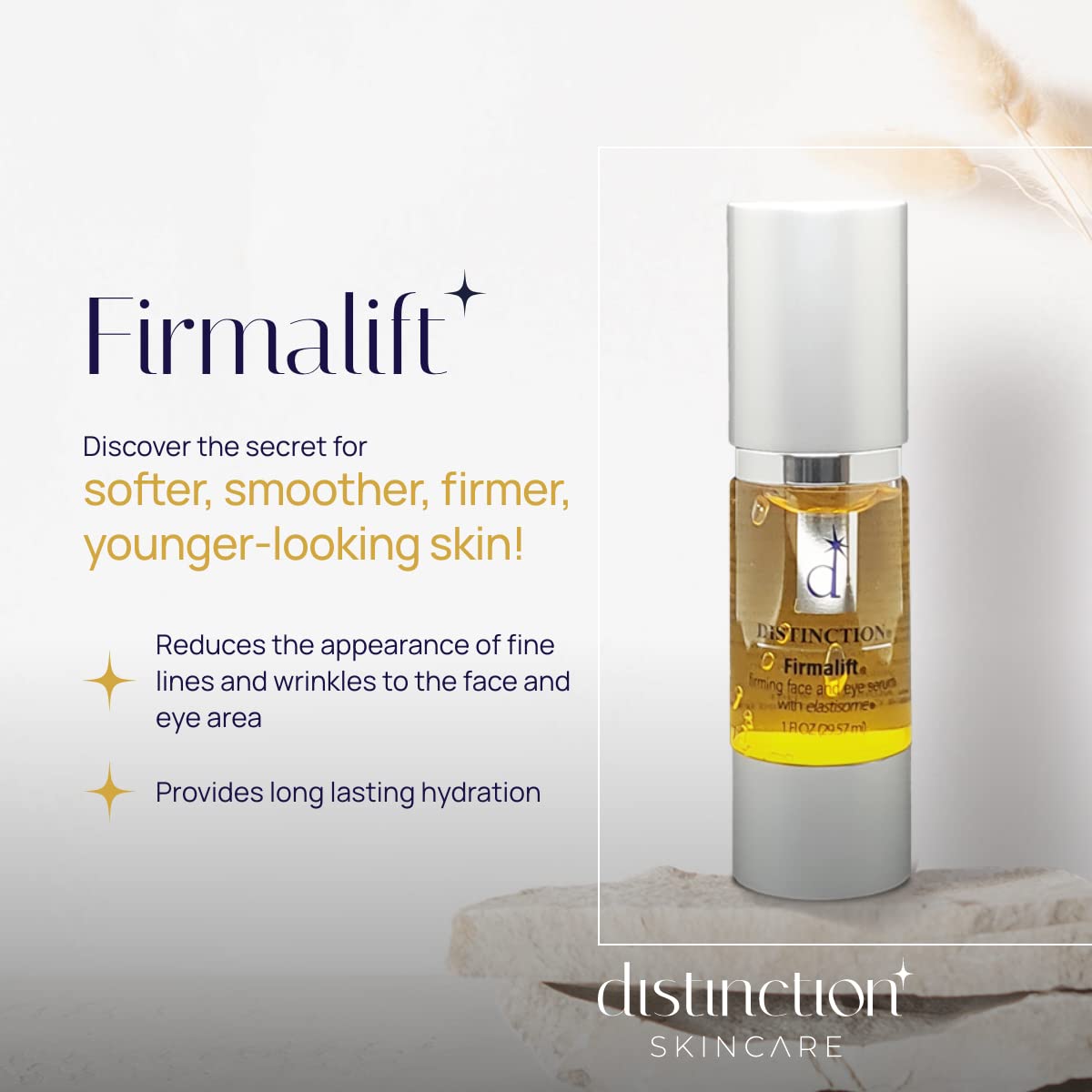 Firmalift Firming Face & Eye Serum – Anti Aging Serum Lotion Cream and Moisturizer | Helps Reduce the Appearance of Fine Lines and Wrinkles, Soothes (1 Fl Oz, 2 Pack)