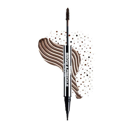 Sacheu Brow & Freckle STAY-N Tinted Eyebrow Gel & Faux Freckle Pen — 2-in-1 Longwear Water Resistant Brows Tint, Cruelty-Free & Vegan, Cafe Mocha