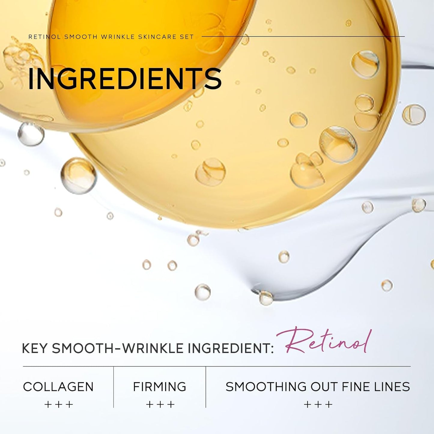 Anti Aging Skin Care Set, 1% Retinol Dark Spot Remover for Face with Face Serum & Moisturizer, Travel Size Skincare Set for Women, Reduce Wrinkles, Firm & Hydrate for All Skin Types