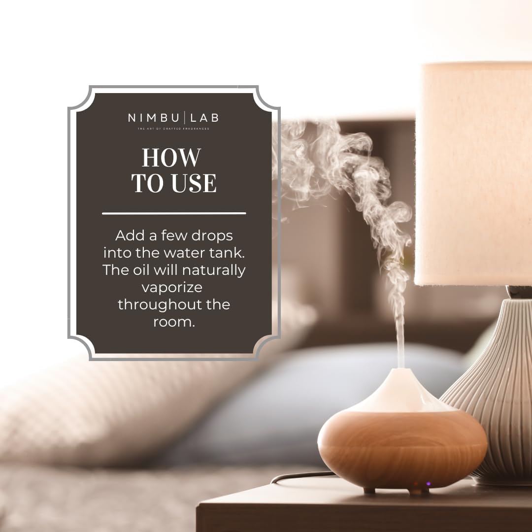 617 White Tea - Diffuser Oils, Luxury Hotel Fragrance Oil, White Tea, Bergamot, Thyme, and Mandarin, Best Essential Oils Blend for Diffusers, Aroma Oil (1.0 oz/30 ml) - Nimbu Lab