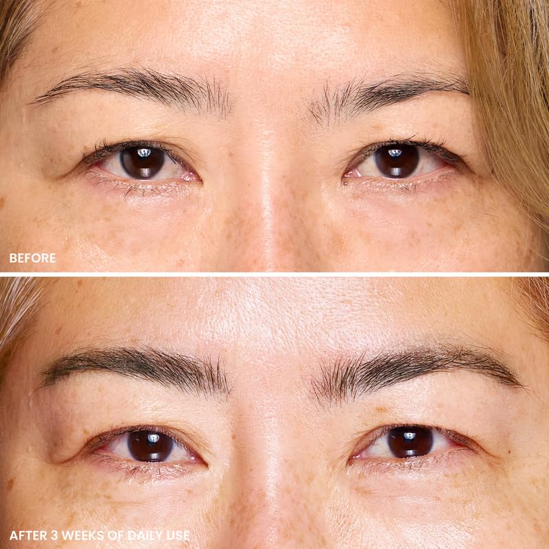 OFIR Brow Tonic Serum Browliner | Smudge-Proof Matte Finish | Hybrid Makeup & Skincare with Hyaluronic Acid & Plant Extracts | Strengthening | Cruelty-Free Brow Serum| Pepper - Cool Black, 0.057 Oz